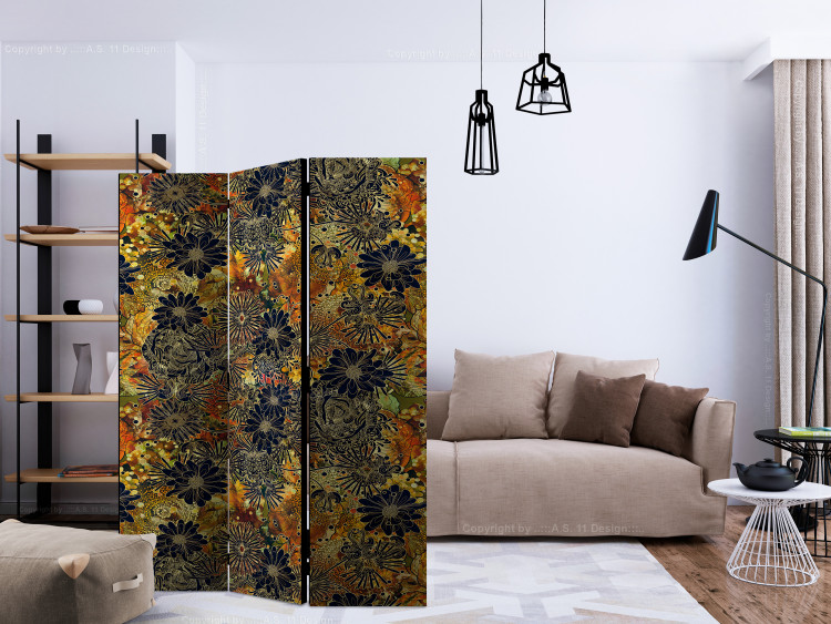 Folding Screen Floral Madness [Room Dividers] 132581 additionalImage 4