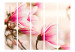 Folding Screen Branch of Magnolia Tree II (5-piece) - pink flowers on a light background 132781 additionalThumb 3