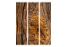 Room Divider Old Tree (3-piece) - brown composition with wood texture 132881 additionalThumb 3