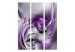 Folding Screen Purple Swirls II - abstract and romantic purple pattern 133681 additionalThumb 3