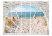 Room Divider Beach II - view of a sandy beach and blue ocean landscape 134081 additionalThumb 3