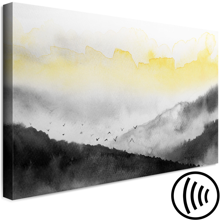 Canvas Print Vast Landscape (1-piece) Wide - abstract mountain landscape 134581 additionalImage 6