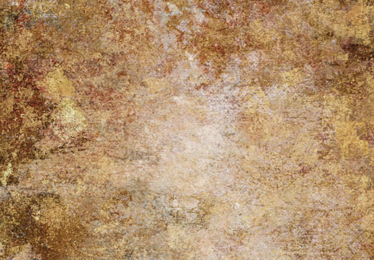 Canvas Gold fog - Abstraction with blurry colors of gold, copper and beige 135081 additionalImage 5