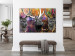 Canvas Print Three deer with antlers - Colorful abstraction with animals 136081 additionalThumb 3