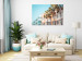 Canvas Print Miami City in Summer - Palm Trees and Florida Coast Architecture in Pastel 144481 additionalThumb 3