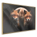 Poster Forest Couple - Two Foxes and the Moon Against the Night, Starry Sky 144781 additionalThumb 5