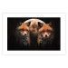 Poster Forest Couple - Two Foxes and the Moon Against the Night, Starry Sky 144781 additionalThumb 21