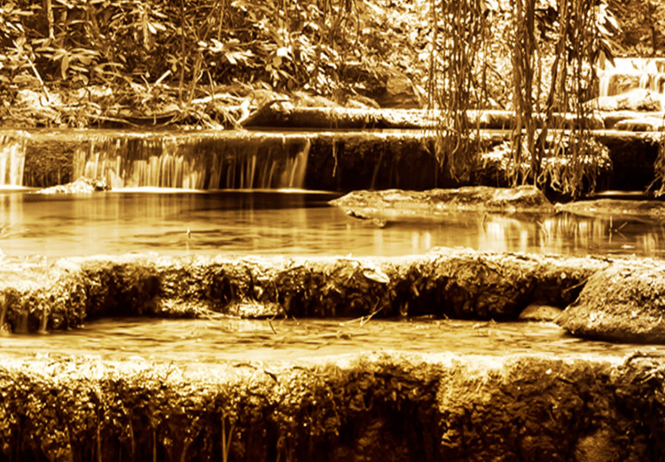 Large canvas print Waterfall in Sepia II [Large Format] 149681 additionalImage 4
