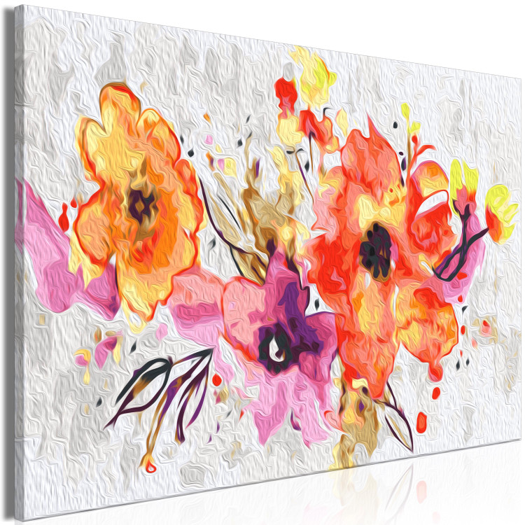 Paint by Number Kit Sunny Bouquet - Summer Composition of Colorful Flowers 150381 additionalImage 3