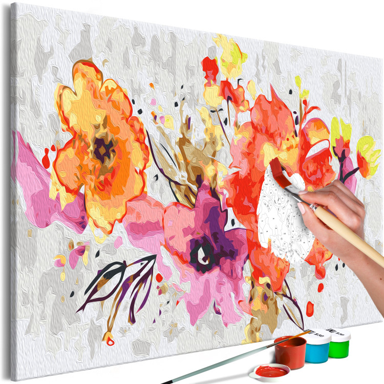 Paint by Number Kit Sunny Bouquet - Summer Composition of Colorful Flowers 150381 additionalImage 6
