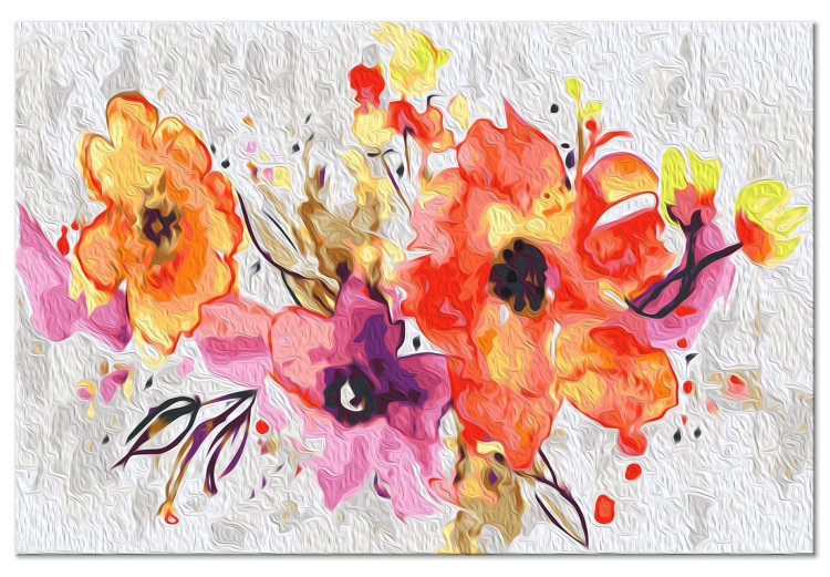 Paint by Number Kit Sunny Bouquet - Summer Composition of Colorful Flowers 150381 additionalImage 5