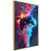 Wall Poster Color Pad - Exploding Blue and Red Console 150681 additionalThumb 4