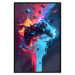 Wall Poster Color Pad - Exploding Blue and Red Console 150681 additionalThumb 11