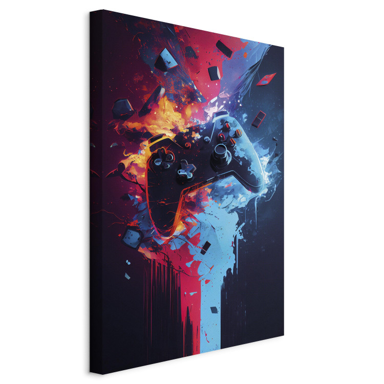 Large canvas print Explosion of Entertainment - An Exploding Colorful Controller for the Player’s Room [Large Format] 150881 additionalImage 2