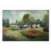 Large canvas print Meeting in the Garden - An Ai-Generated Landscape in the Style of Monet [Large Format] 151081