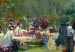 Large canvas print Meeting in the Garden - An Ai-Generated Landscape in the Style of Monet [Large Format] 151081 additionalThumb 5