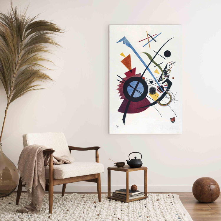 Large canvas print Primary Colors - Kandinsky’s Geometric Abstraction [Large Format] 151681 additionalImage 5
