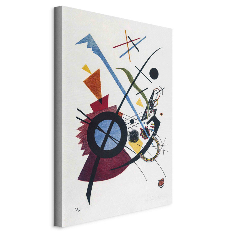 Large canvas print Primary Colors - Kandinsky’s Geometric Abstraction [Large Format] 151681 additionalImage 2