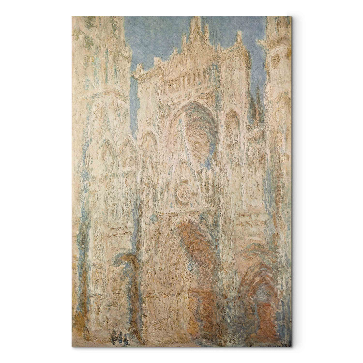 Reproduction Painting The Cathedral of Rouen, west facade, sunlight 152981