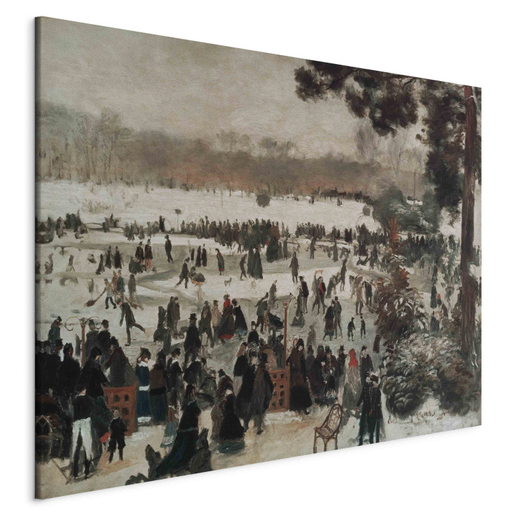 Reproduction Painting Le patinage a Longchamps 155981 additionalImage 2