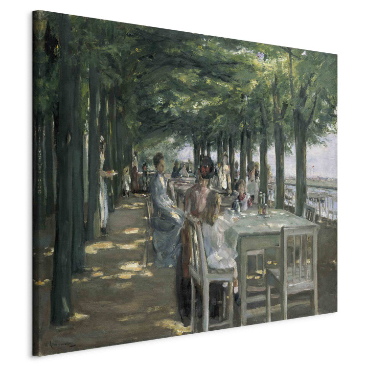 Reproduction Painting The Terrace at the Restaurant Jacob in Nienstedten on the Elbe 157881 additionalImage 2