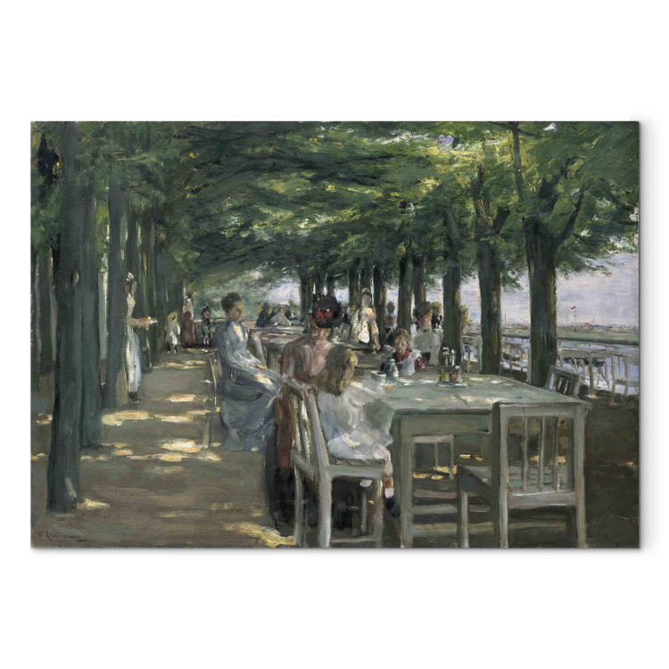 Reproduction Painting The Terrace at the Restaurant Jacob in Nienstedten on the Elbe 157881