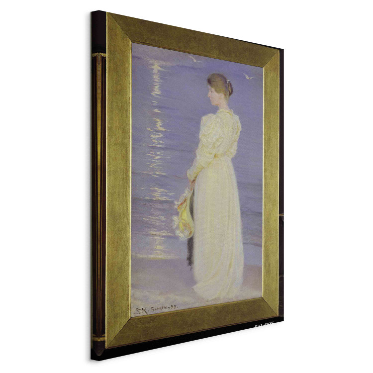 Art Reproduction Woman in White on a Beach 157981 additionalImage 2