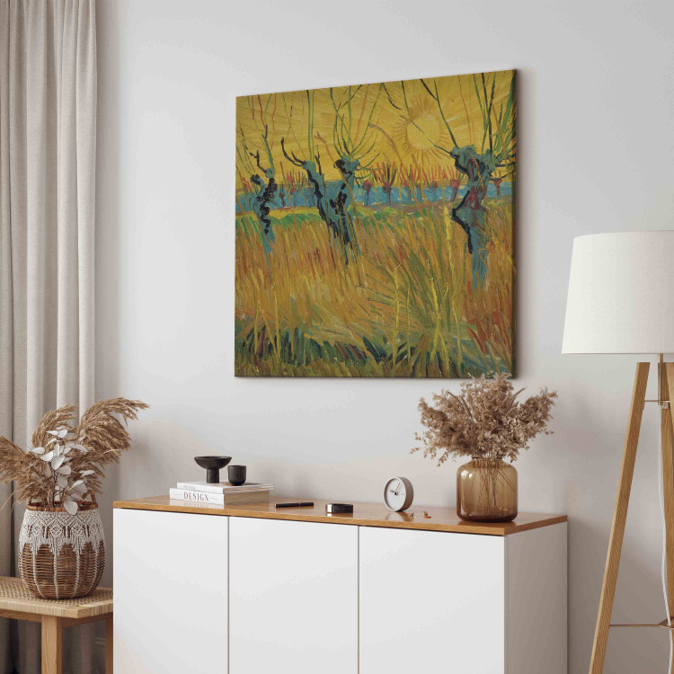 Art Reproduction Pollarded Willows and Setting Sun 158481 additionalImage 10