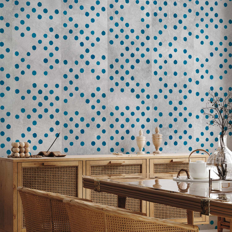 Modern Wallpaper Dots on Concrete 89781 additionalImage 4