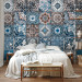 Wallpaper Blue Arabesque 94181 additionalThumb 3