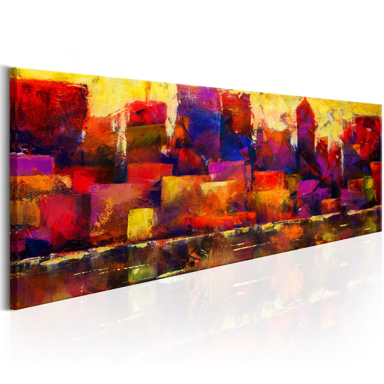 Canvas Print Colourful City Skyline 96081 additionalImage 2
