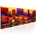 Canvas Print Colourful City Skyline 96081 additionalThumb 2