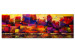 Canvas Print Colourful City Skyline 96081