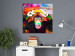 Canvas Print Choose Happiness (1-piece) - Happy Monkey with a Banana Overhead 106591 additionalThumb 3