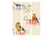 Room Divider Birdsong - animals on colorful plants on a light beige background 107591 additionalThumb 3