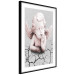 Wall Poster Angel - light pink figurine of a boy leaning on gray cracked earth 116791 additionalThumb 13