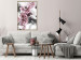 Wall Poster Subtlety - pink flowers amidst clouds against the backdrop of city architecture 122791 additionalThumb 7
