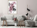 Wall Poster Subtlety - pink flowers amidst clouds against the backdrop of city architecture 122791 additionalThumb 15