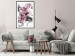 Wall Poster Subtlety - pink flowers amidst clouds against the backdrop of city architecture 122791 additionalThumb 6