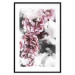 Wall Poster Subtlety - pink flowers amidst clouds against the backdrop of city architecture 122791 additionalThumb 19