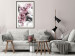 Wall Poster Subtlety - pink flowers amidst clouds against the backdrop of city architecture 122791 additionalThumb 22