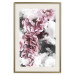 Wall Poster Subtlety - pink flowers amidst clouds against the backdrop of city architecture 122791 additionalThumb 24