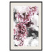 Wall Poster Subtlety - pink flowers amidst clouds against the backdrop of city architecture 122791 additionalThumb 25