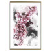 Wall Poster Subtlety - pink flowers amidst clouds against the backdrop of city architecture 122791 additionalThumb 27