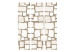 Folding Screen Stone Puzzle - beige stone brick texture in architecture 123291 additionalThumb 3