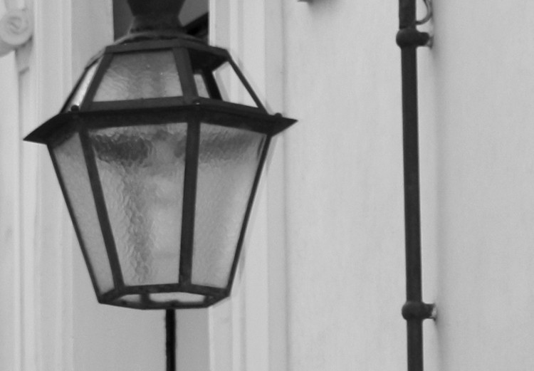 Wall Poster Street Lamps - black and white street architecture with wall lamps 123491 additionalImage 8