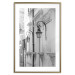 Wall Poster Street Lamps - black and white street architecture with wall lamps 123491 additionalThumb 14