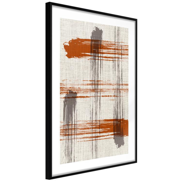 Wall Poster Abstract Play - abstract pattern on light fabric texture 123791 additionalImage 11