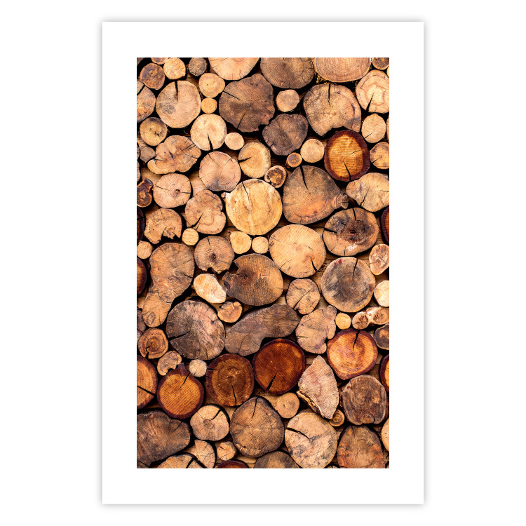 Wall Poster Tree Interior - texture of wood grain in various sizes 124491 additionalImage 15