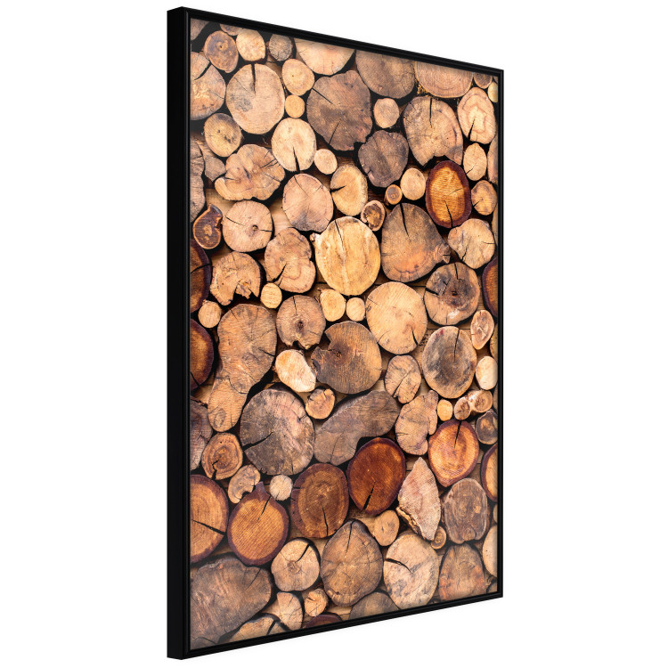Wall Poster Tree Interior - texture of wood grain in various sizes 124491 additionalImage 10